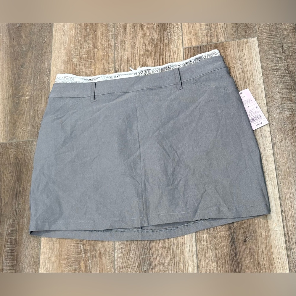 Target Gray Mini Skirt